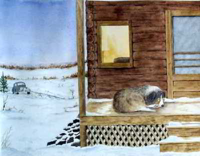 Coming Home watercolor