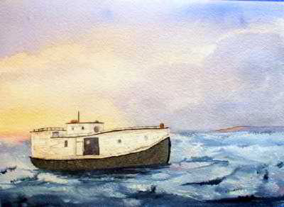 Fresh Fish original watercolor painting