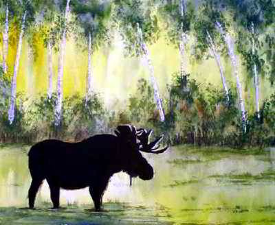 Journey North original watercolor painting