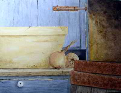 Lock, Stock, and Barrel original watercolor painting