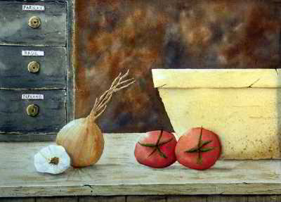 Pasta Tonight original watercolor painting